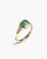 Emerald Octagon Ring